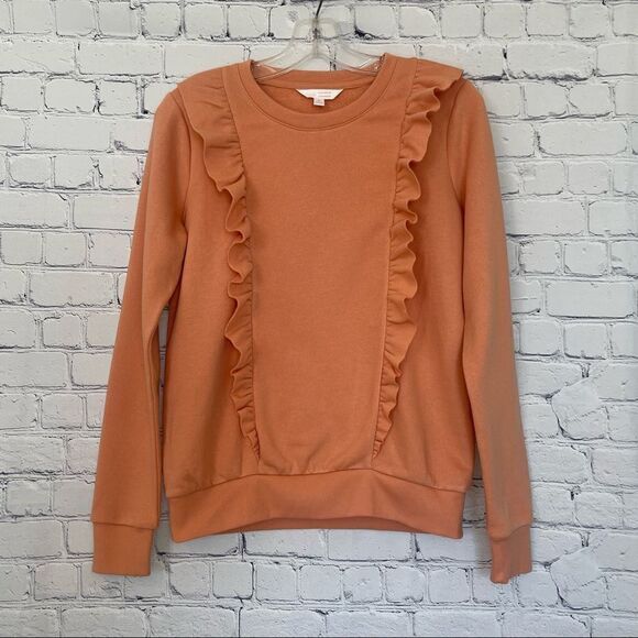 Lauren Conrad Front Ruffle Sweatshirt - Picture 2 of 4